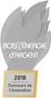 Ασημένιο βραβείο της έκθεσης BOIS ENERGIE στη Γκρενόμπλ το 2018.